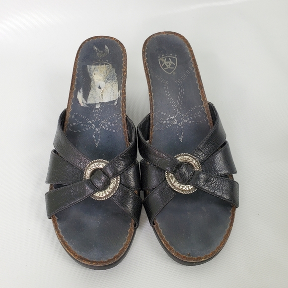 ARIAT Leather Sandals Arch Suporting Sz 6 EUC! - Picture 3 of 13